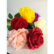 Цветок исскуственный «Роза»кустовая,7 веточек,48см