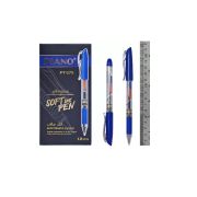 Ручка шариковая 0.5 мм синяя масл. «Piano Horizon», резиновый держатель, прозрачный корпус РТ-275 PIANO /1 /12 /0 /1728