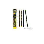 Карандаш ч/гр дерево «Цветная точка» трехгр,заточенный, без ластика HB, цена за 1 шт. РА007 Профи-Арт /1 /4 /144 /2304