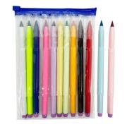 Карандаш Вечный  цветной , DF-21 2B пластиковый стержень, с ластиком, в зип-пакете (1/2400)