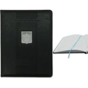 Дневник  кожзам. 1-11кл. DC-9007 «Герб» 48л, черный, тиснение (1/40/80)