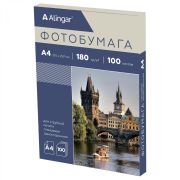 Фотобумага односторонняя, А4, 100л., глянцевая, 180 г/м2