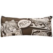 Пенал-косметичка 1 отд. Creativiki АНИМЕ 200x90x5 мм черн. полиэстер