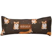 Пенал-косметичка 1 отд. Creativiki КОРГИ 200x90x5 мм черн. полиэстер