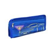 Пенал « KWELT » 1 отделение 195*90*40мм, Speed, внешний карман на молниии, цвет - синий, текстиль, пакет, европодвес