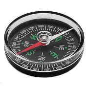 Компас « KWELT » d=4см, в пластмассовом корпусе, цвет- черный, пакет