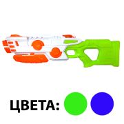 Водяной пистолет 58*16см пластик, ассорти (без возможности выбора цвета), индивидуальная упаковка, европодвес